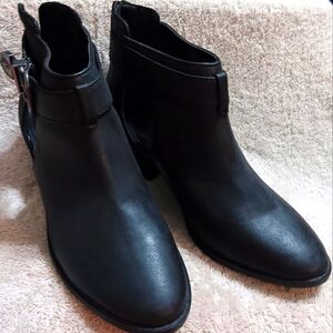 American Eagle Ankle Leather Blackish/Gray sz6 Boots